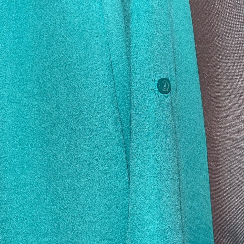 Aqua blouse - Picture 3 of 3